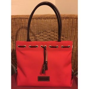 Dooney & Bourke Red Canvas Bag